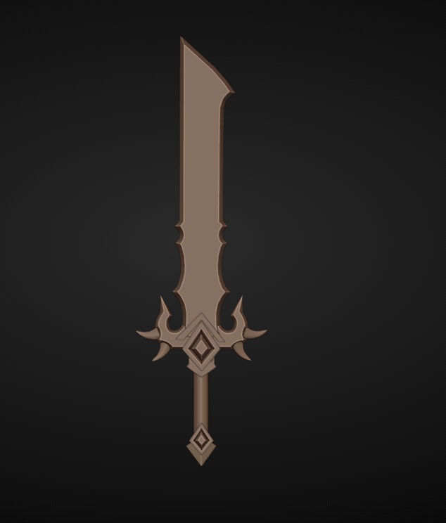 Bronze Sword Vertical