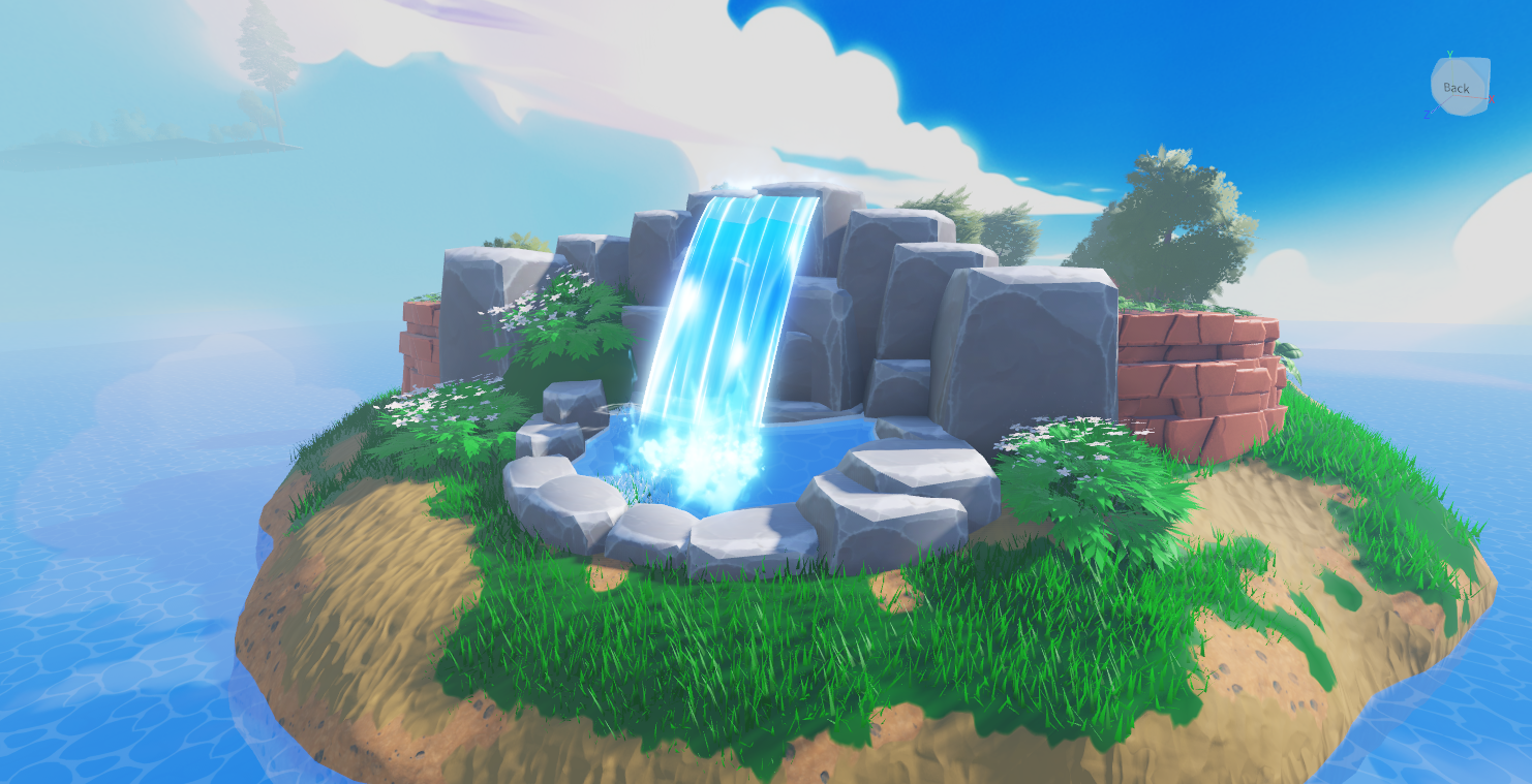 Stylized Water Fall Build